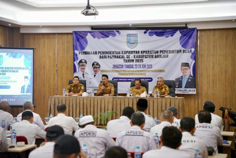 Wujudkan Desa Mandiri, Pemkab Banjar Tingkatkan Kapasitas Para Kades
