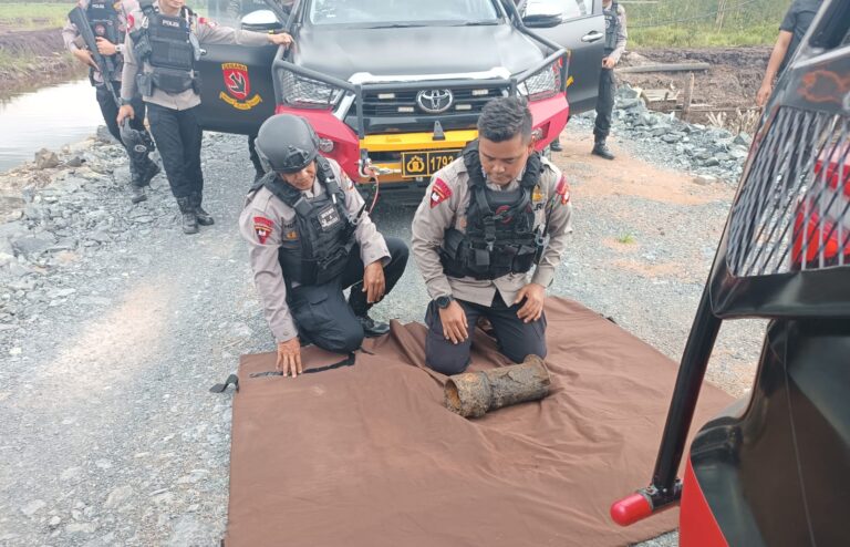 Penemuan Diduga Proyektil Gegerkan Warga Banjarbaru, Ternyata Cuma Besi Karatan