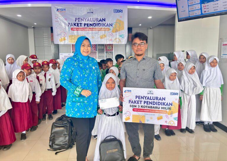Jelang Tahun Ajaran Baru, BRI Kotabaru Salurkan Bantuan Pendidikan untuk Ratusan Siswa