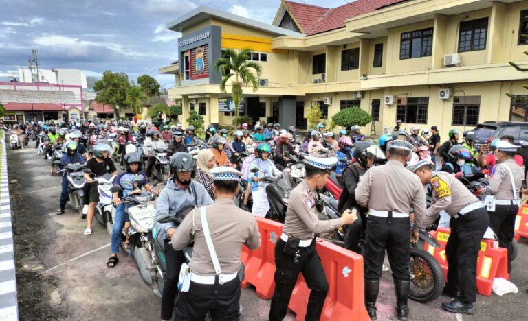 Pelanggaran Ini Mendominasi pada Razia 'Patuh Intan 2025' di Banjarbaru