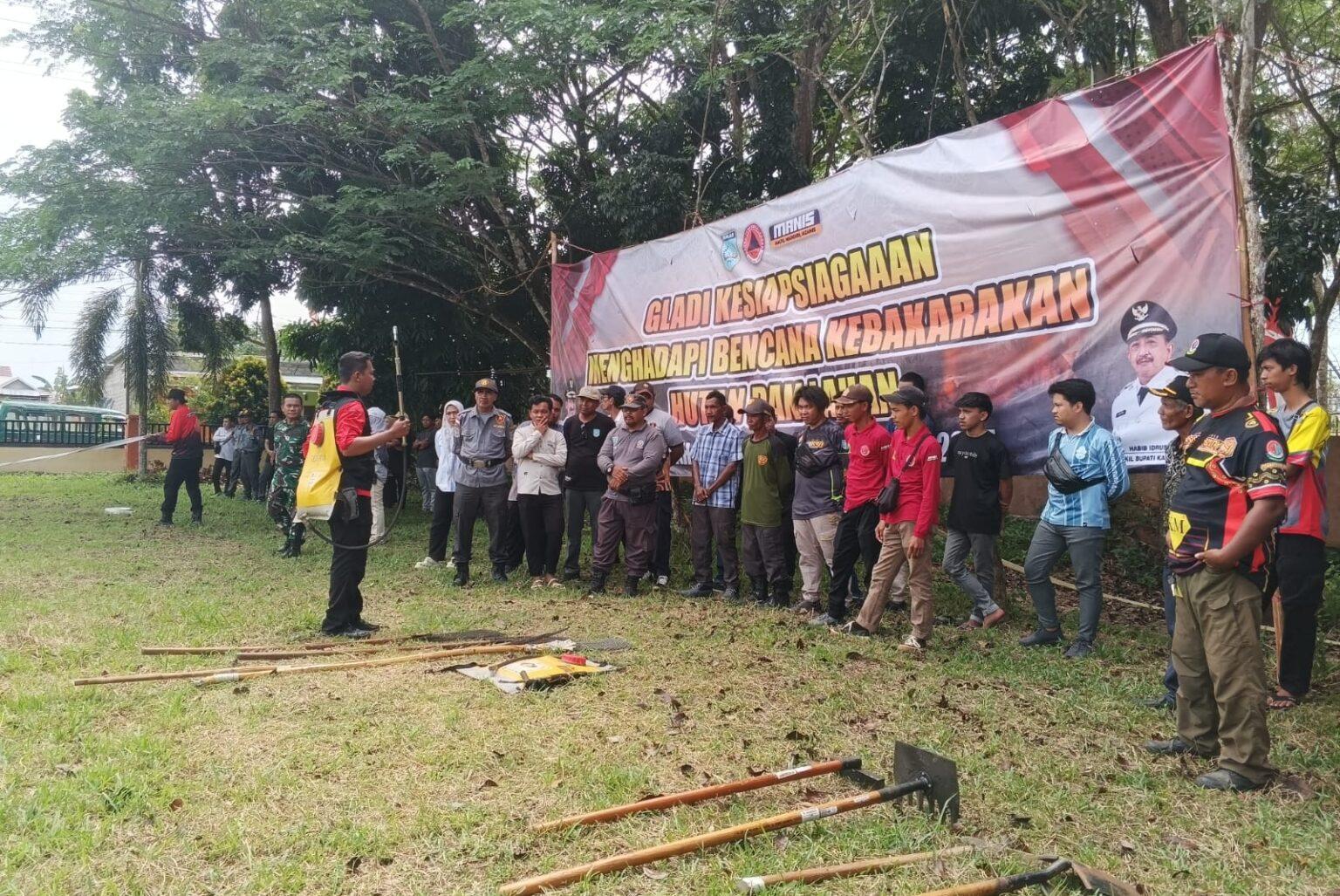 Upaya Penceahan Karhutla, BPBD Banjar Latih Tim Gabungan