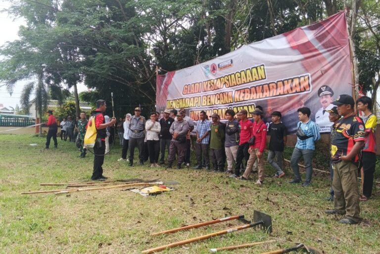 Upaya Penceahan Karhutla, BPBD Banjar Latih Tim Gabungan