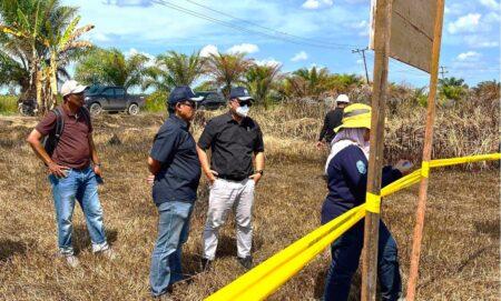 Kebakaran Ribuan Hektare, KLH Segel Lahan Perusaan Sawit PT SSM di Kabupaten Banjar